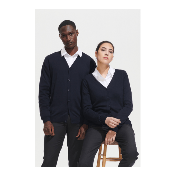 SOL'S | Veste en maille pour homme avec encolure en «V»